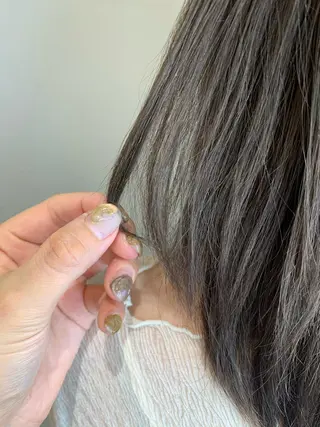 セミロング カラー 🦖鶴岡香純🦖 育休中のヘアスタイル