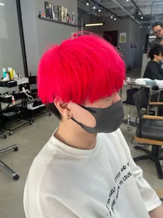 カラー メンズ メンズ専門サロン wokeのヘアスタイル