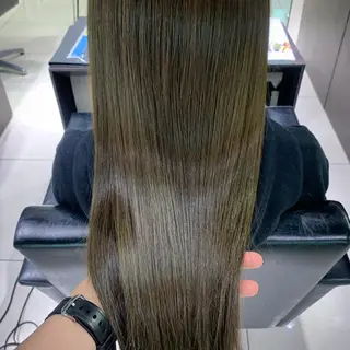 ロング SALOWIN渋谷caldo店B1所属・岐津公太 メンズ縮毛矯正のプロのヘアスタイル