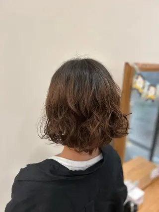 パーマ 津田 莉央奈🫧‪のヘアスタイル