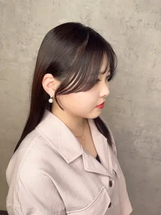 セミロング KAEDE🎀 ジャニオタ美容師のヘアスタイル