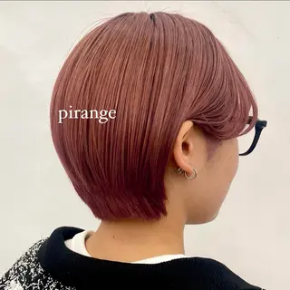 ショート カラー ヘアアレンジ ボブ/レイヤー/ 艶髪/HANA💗のヘアスタイル