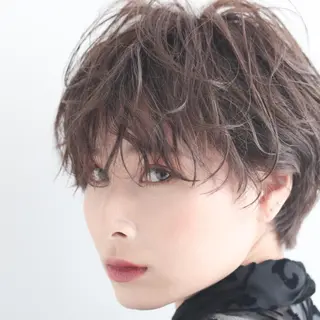 ショート カラー Ash 店長 木村 和人のヘアスタイル