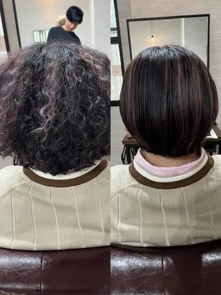 ショート ✨髪質改善✨ 縮毛矯正/佐藤恵太のヘアスタイル