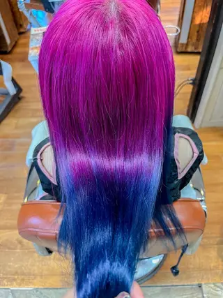 ロング カラー NAGON STYLE  MICI所属・佐藤 美聡のヘアスタイル