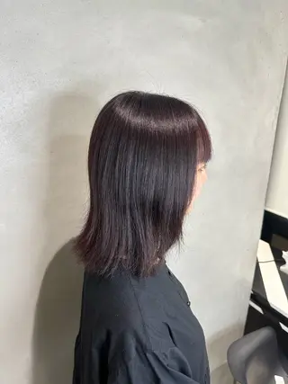 カラー 艶暖色/ベージュ SAKI💜のヘアスタイル