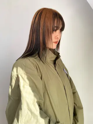 ミディアム カラー land所属・透明感カラー/レイヤ ー🌙Honokaのヘアスタイル