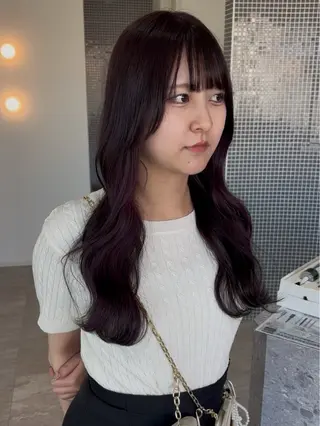 ロング ハイトーン/韓国 レイヤー🎀まおのヘアスタイル