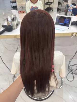 カラー こはな🎀梅田🎀 ピンクカラー💝のヘアスタイル