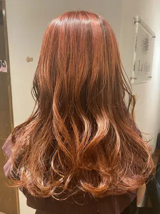 セミロング カラー 髪質改善🌟透明感 🌟三塚有紀子のヘアスタイル