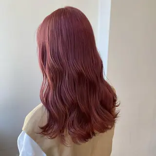 ロング トレンドモテカラー 🩷色落ちまで可愛くのヘアスタイル