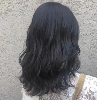 ロング 静岡/草薙パーマ メンズバレイヤージュのヘアスタイル