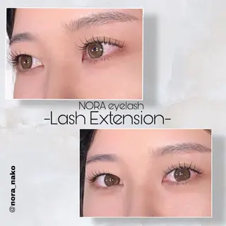 マツエク・マツパ NORAアイラッシュ 🩵NANAKOのマツエク・マツパデザイン