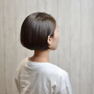 ショート カラー カット／メンズカット 藤田麻衣のヘアスタイル