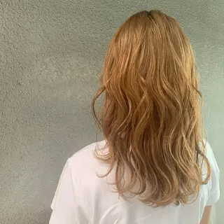 セミロング La Bless  あべのキューズサロン所属・黒田 央香のヘアスタイル