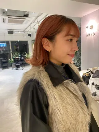 ショート 透明感カラー/似合わ せカット/大島実加永のヘアスタイル