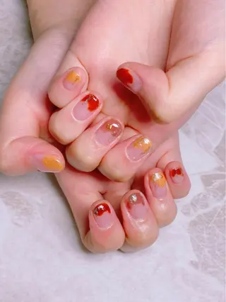 ネイル ネイルPetit Ribbonのネイルデザイン