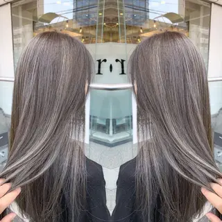ロング カラー 青木 茂樹⭐️ 透明感カラーのヘアスタイル