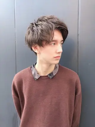 ショート メンズ カラー ALLENhair (アレンヘアー九条)のヘアスタイル