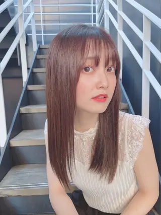 ロング 💎髪質改善/縮毛 💎メンズカット石尾のヘアスタイル