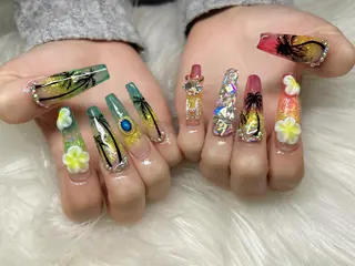 ロング ネイル 《LB》ラブリエ Nail&eyeのマツエク・マツパデザイン