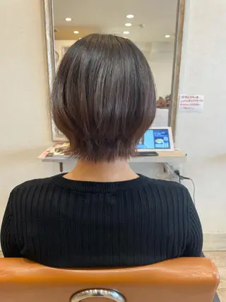 ショート Agu hair verse所属・小顔/似合わせカット 杉山莉菜のヘアスタイル