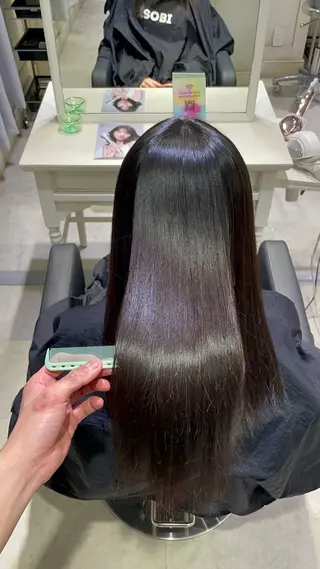 ロング 🟠髪質改善縮毛矯正 YUTO🟠のヘアスタイル