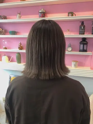 ミディアム カラー 💜 MINORI💜のヘアスタイル