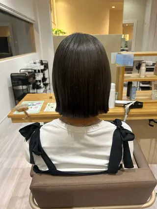 ショート éclat hairs beau group所属・西田 颯花のヘアスタイル