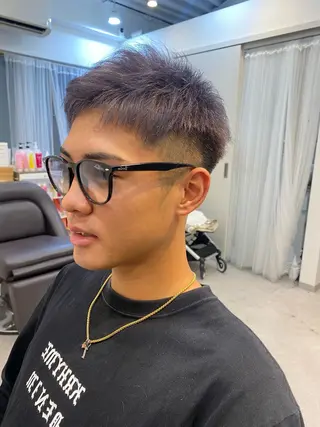 ショート カラー メンズ Dxxxx III所属・女性目線の大人 メンズ*Ayakaのヘアスタイル