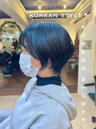 ショート 本場の韓国ヘア 🇰🇷チ・ヨンジュのヘアスタイル