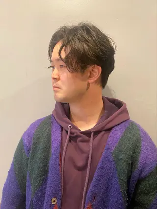 パーマ メンズ YURI/20〜 30代メンズ/恵比寿のヘアスタイル