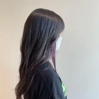 ロング 切りっぱなしボブ/ 蒲生四丁目/伊藤瑠唯のヘアスタイル