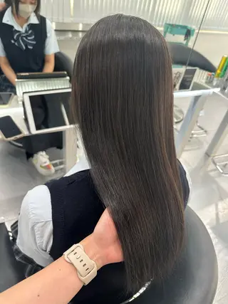 ロング ならざきつぐみ /天王寺/ハイトーンのヘアスタイル