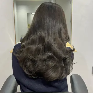 ロング カラー akane/ボブ /オリーブ/ブラウンのヘアスタイル