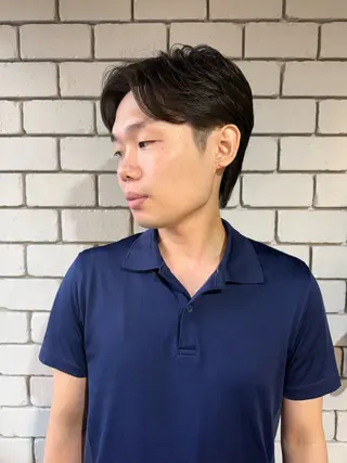 パーマ メンズ メンズ特化美容師/栄 /本間さつきのヘアスタイル