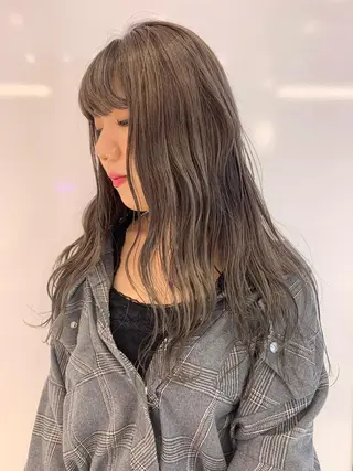 ロング ハッシュカット/ハイ トーン/MANAMIのヘアスタイル