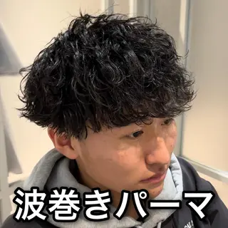ショート パーマ メンズ EMANON池袋店所属・池袋メンズNo.1 増田リツヤのヘアスタイル