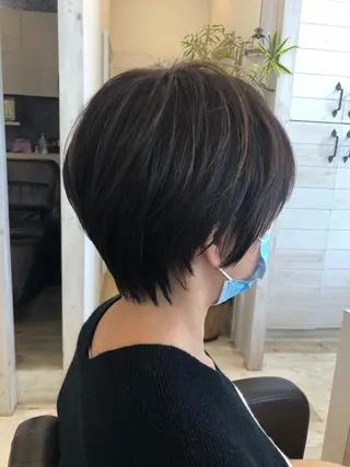 ショート Crén by marie 真嘉比店所属・東恩納 誠のヘアスタイル