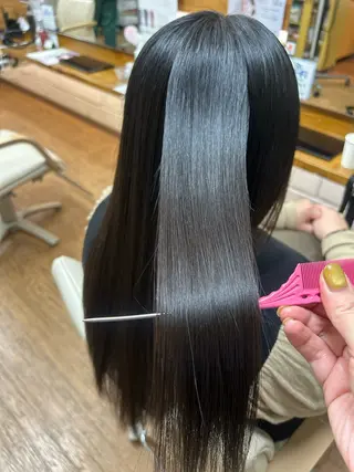 ロング 神谷 千明のヘアスタイル