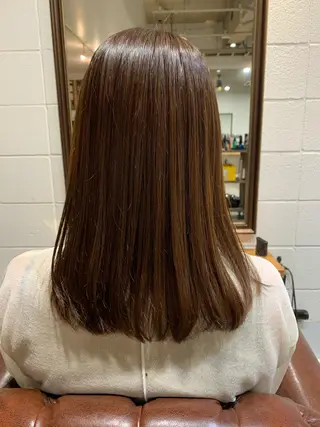 セミロング ショート🌼パーマ 本間正子のヘアスタイル