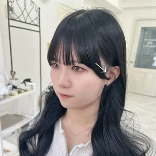 🎀大竹美侑／顔まわ りカット／レイヤーのヘアスタイル