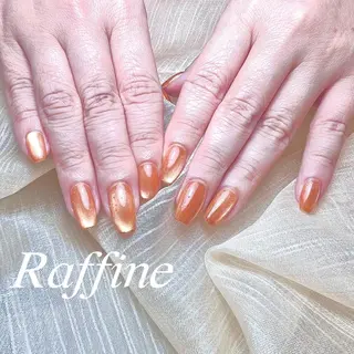 ネイル RAFFINE 月🦋🩵のネイルデザイン