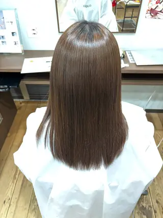 セミロング 和田 琳のヘアスタイル