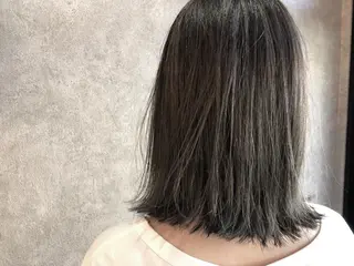 ショート カラー 顔周りレイヤー/韓国 ブリーチminamiのヘアスタイル