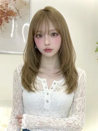 ロング ONYX所属・ミルクティー/モテ髪 韓国スタイル/ハルトのヘアスタイル