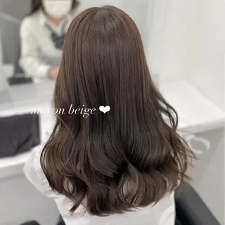 ロング カラー パーマ ヘアアレンジ メンズ キッズ ♥️韓国ヘア レイヤー♥️ゆりのヘアスタイル