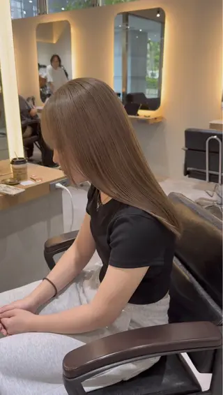 ロング カラー レイヤーカット/ ブリーチカラー/雅人のヘアスタイル