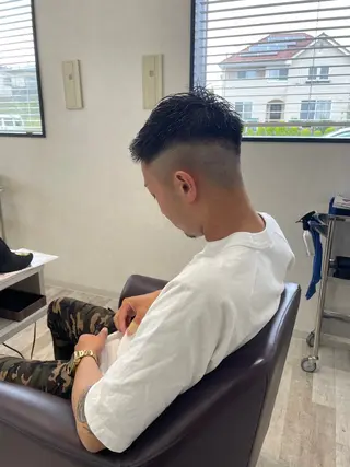 メンズ ムトウ リンカのヘアスタイル