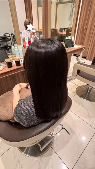 パーマ Ash 平井 青木🤍のヘアスタイル